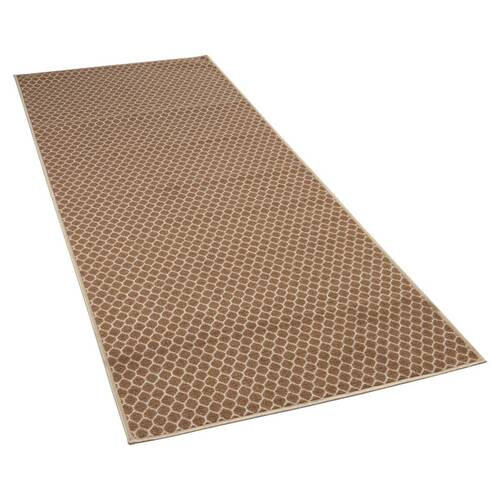 LÄUFER 80/600 cm Ennis  - Braun, Design, Kunststoff/Textil (80/600cm) - Novel