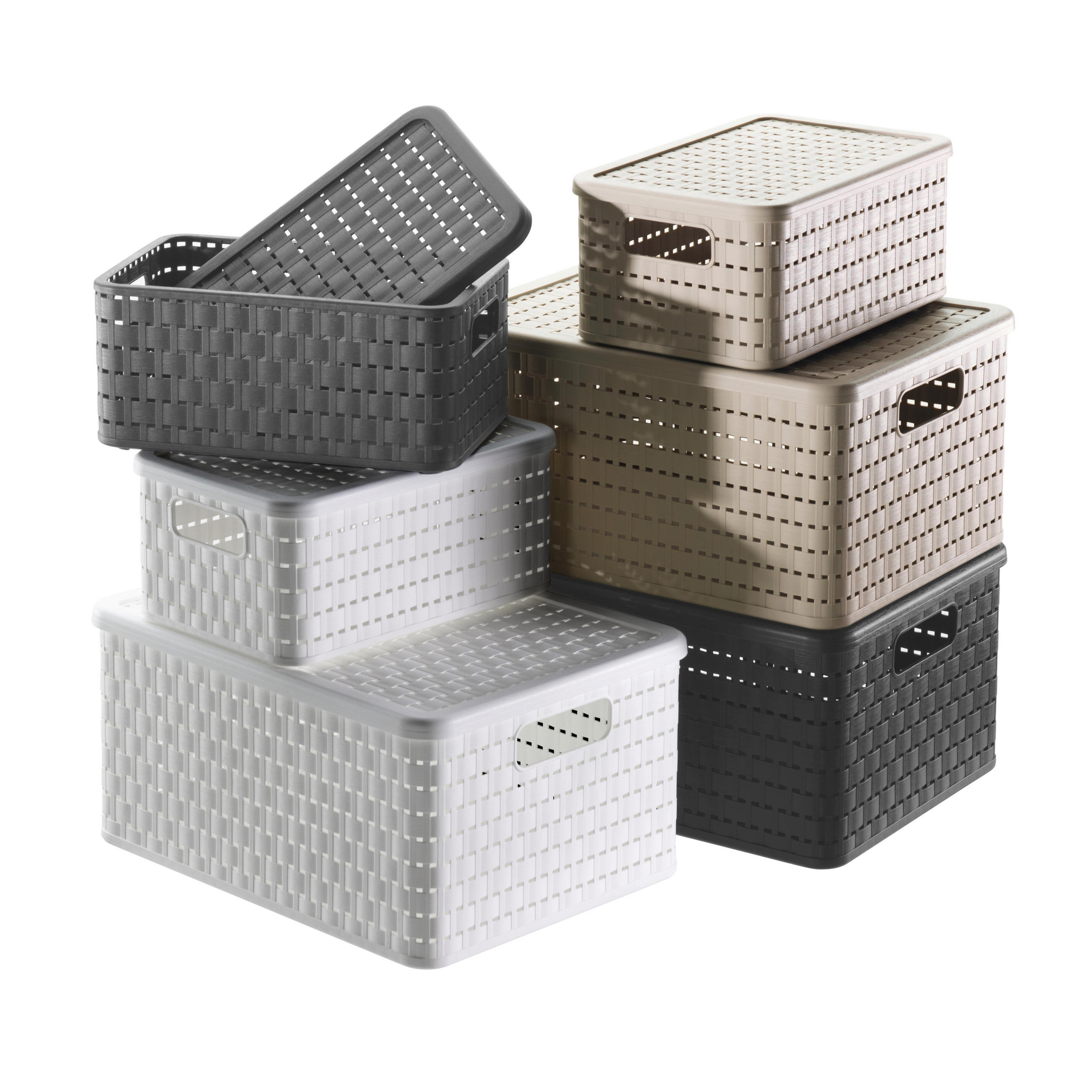 BOXDECKEL COUNTRY - Cappuccino, Basics, Kunststoff (28,4/18,9/0,13cm) - Rotho