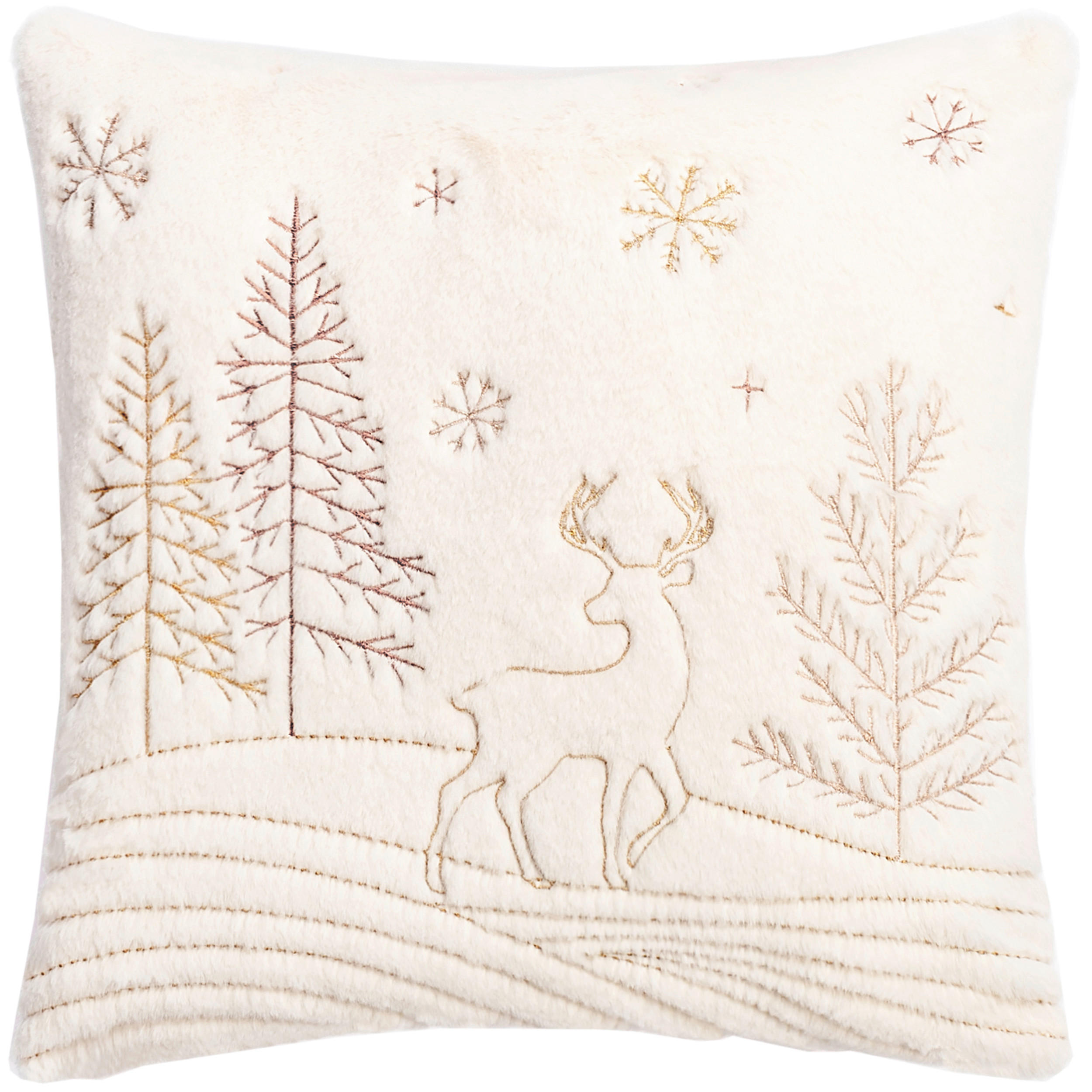 ZIERKISSEN  - Creme, LIFESTYLE, Textil (45/45cm) - X-Mas