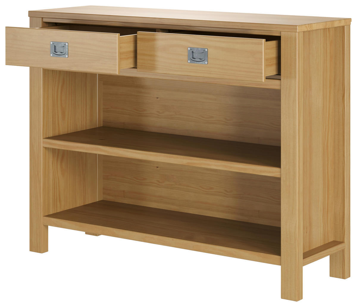 POLC 110/85/35 cm  - ezüst/natúr, Konventionell, faalapú anyag/fa (110/85/35cm) - Livetastic