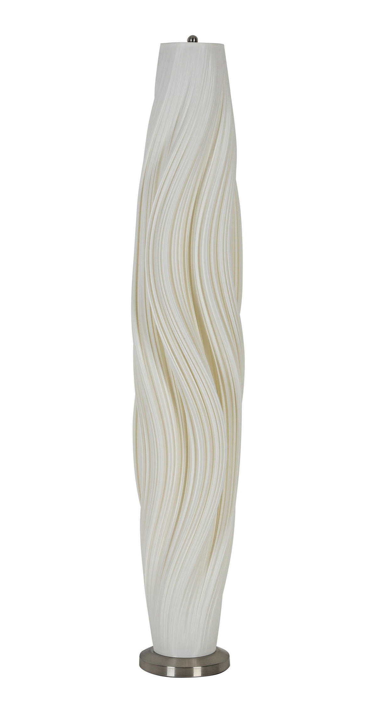 STOJACÍ LED SVÍTIDLO, 15/80 cm  - bílá/černá, Design, kov/plast (15/80cm) - Dieter Knoll