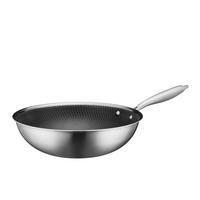 WOK HESTIA KERAMIK Keramikbeschichtung  - Silberfarben/Schwarz, Basics, Metall (30/9cm) - Mäser