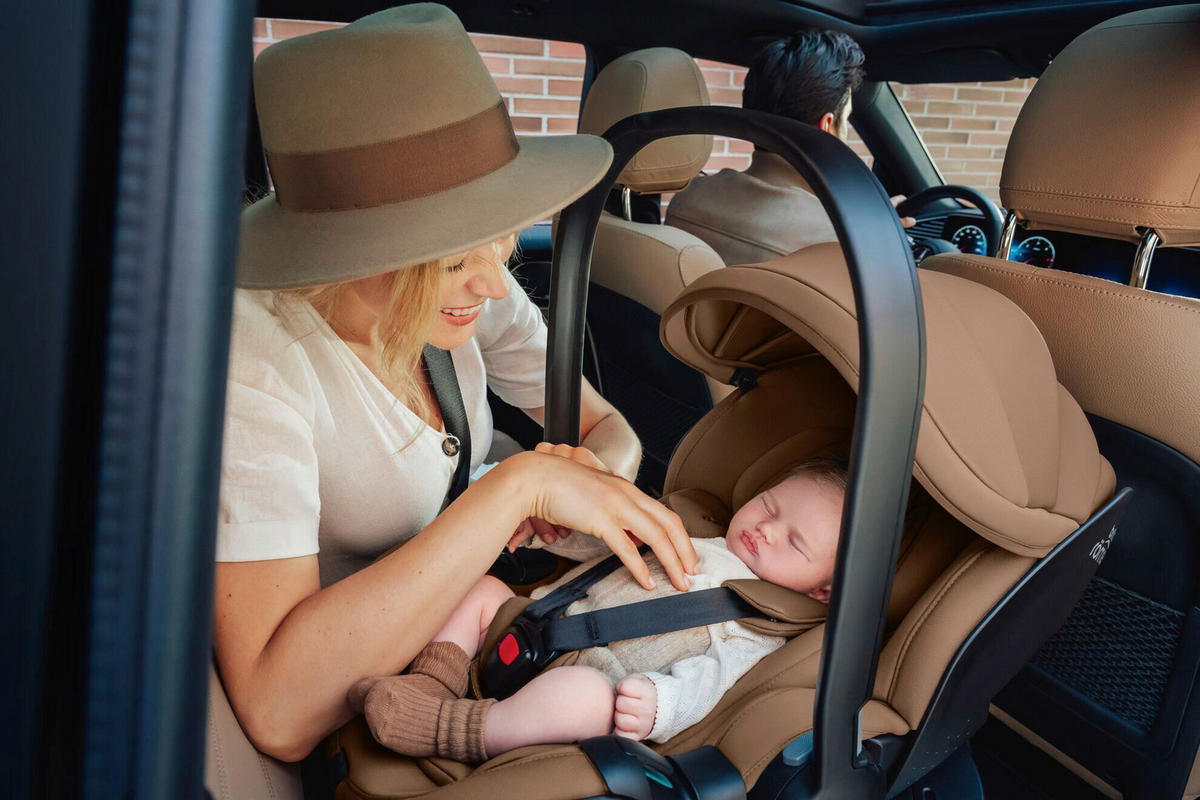 BABYSCHALE Baby-Safe Pro  - Cognac, Basics, Kunststoff/Textil (44/62,5/65,5cm) - Britax Römer