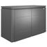 KISSENBOX - Dunkelgrau, Design, Metall (200/127/84cm)