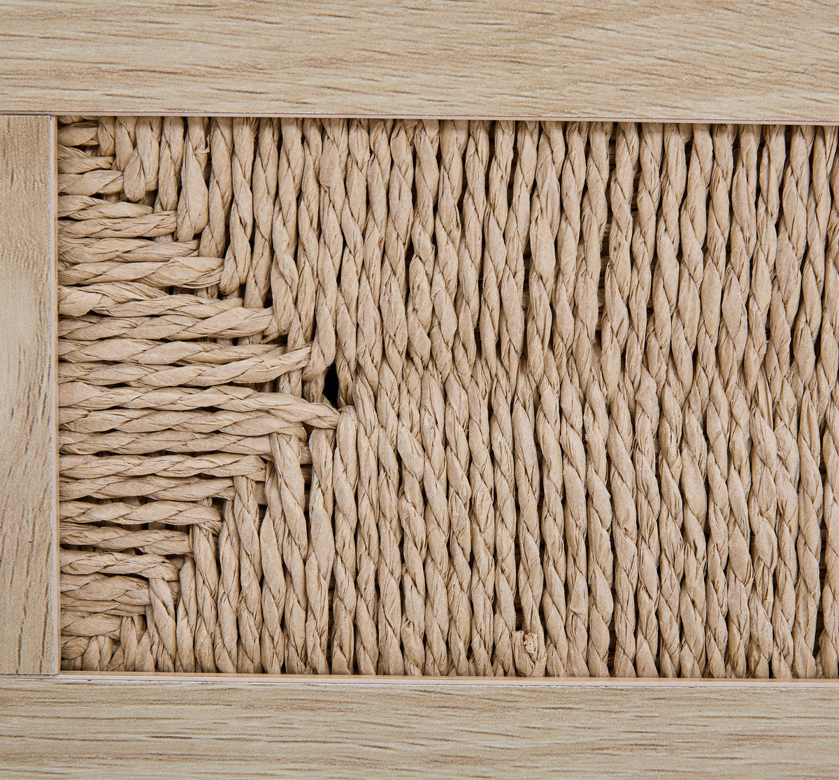 SIDEBOARD  in 140/80/39 cm  - Schwarz/Naturfarben, Natur, Holz/Papier (140/80/39cm) - MID.YOU