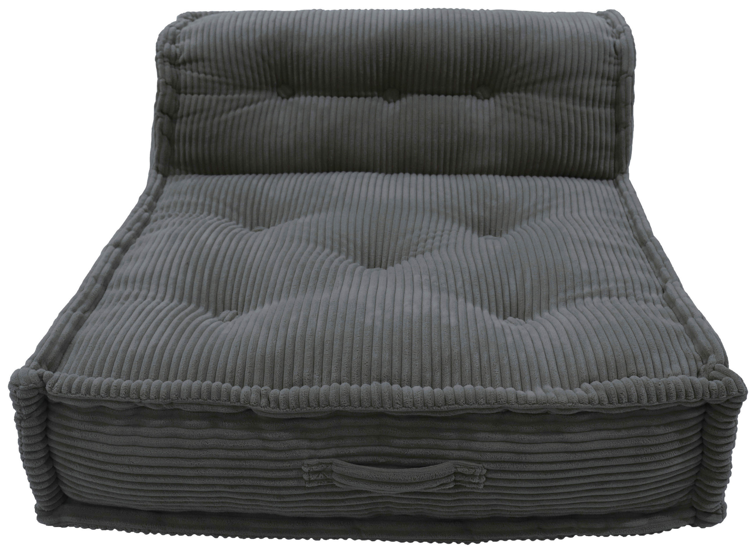 SOFAELEMENT FLEXI Cord Grau  - Grau, Design, Textil (80/43/80cm) - P & B