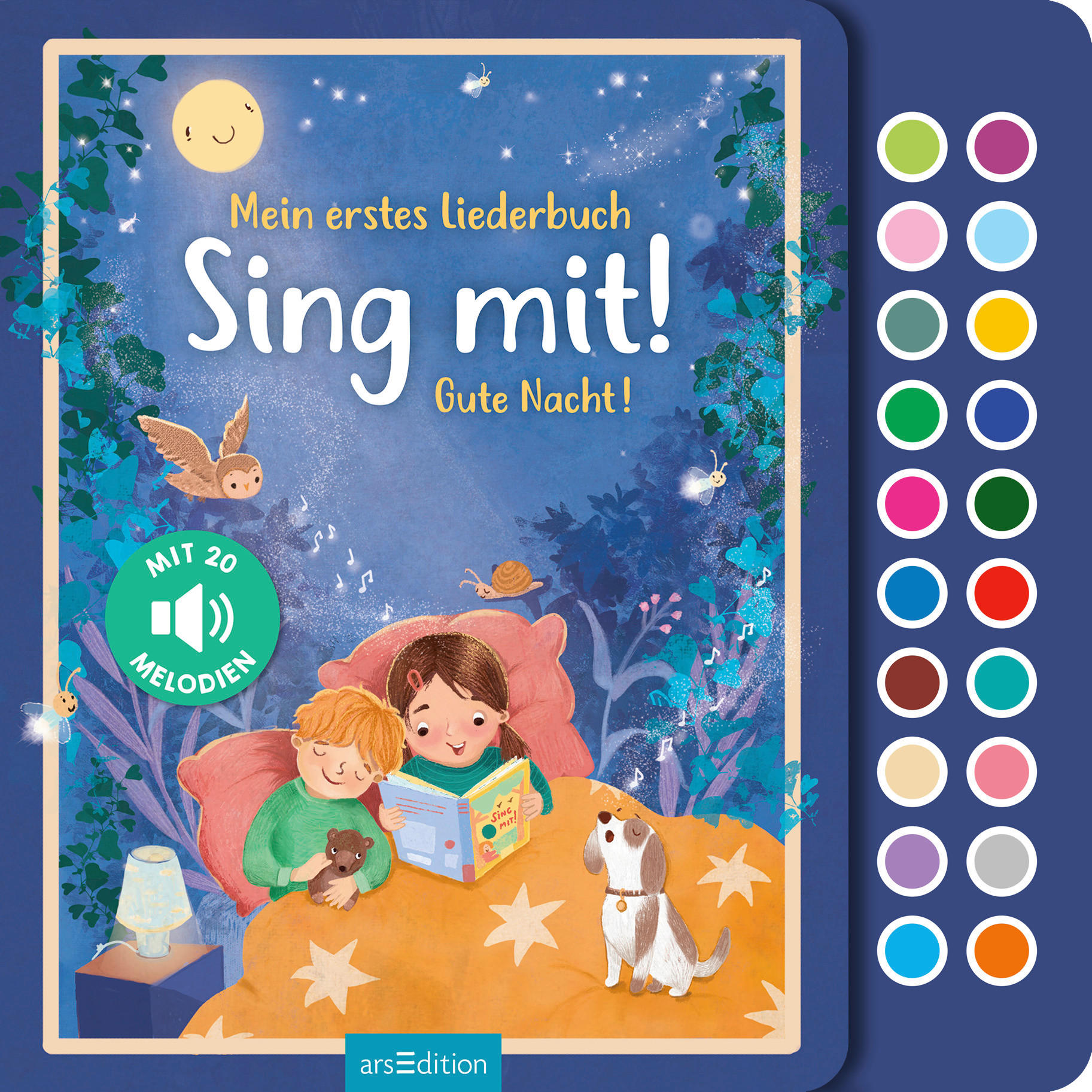 BUCH Sing mit! Gutenachtlieder  - Multicolor, Basics, Papier (24.5/24.5/1,8cm)