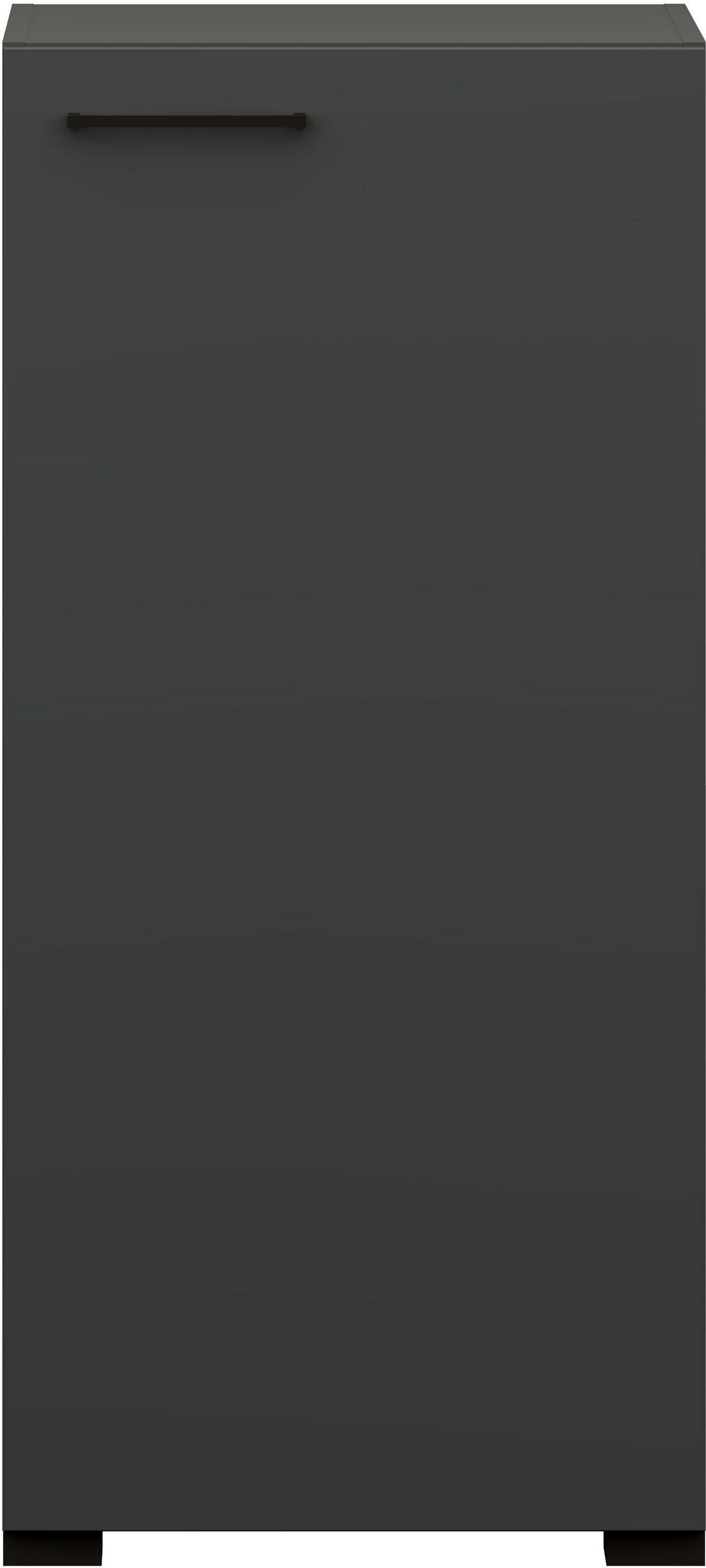 KOMMODE 50/108/41,9 cm  in Graphitfarben  - Anthrazit/Graphitfarben, Design, Holzwerkstoff/Metall (50/108/41,9cm) - Cantus