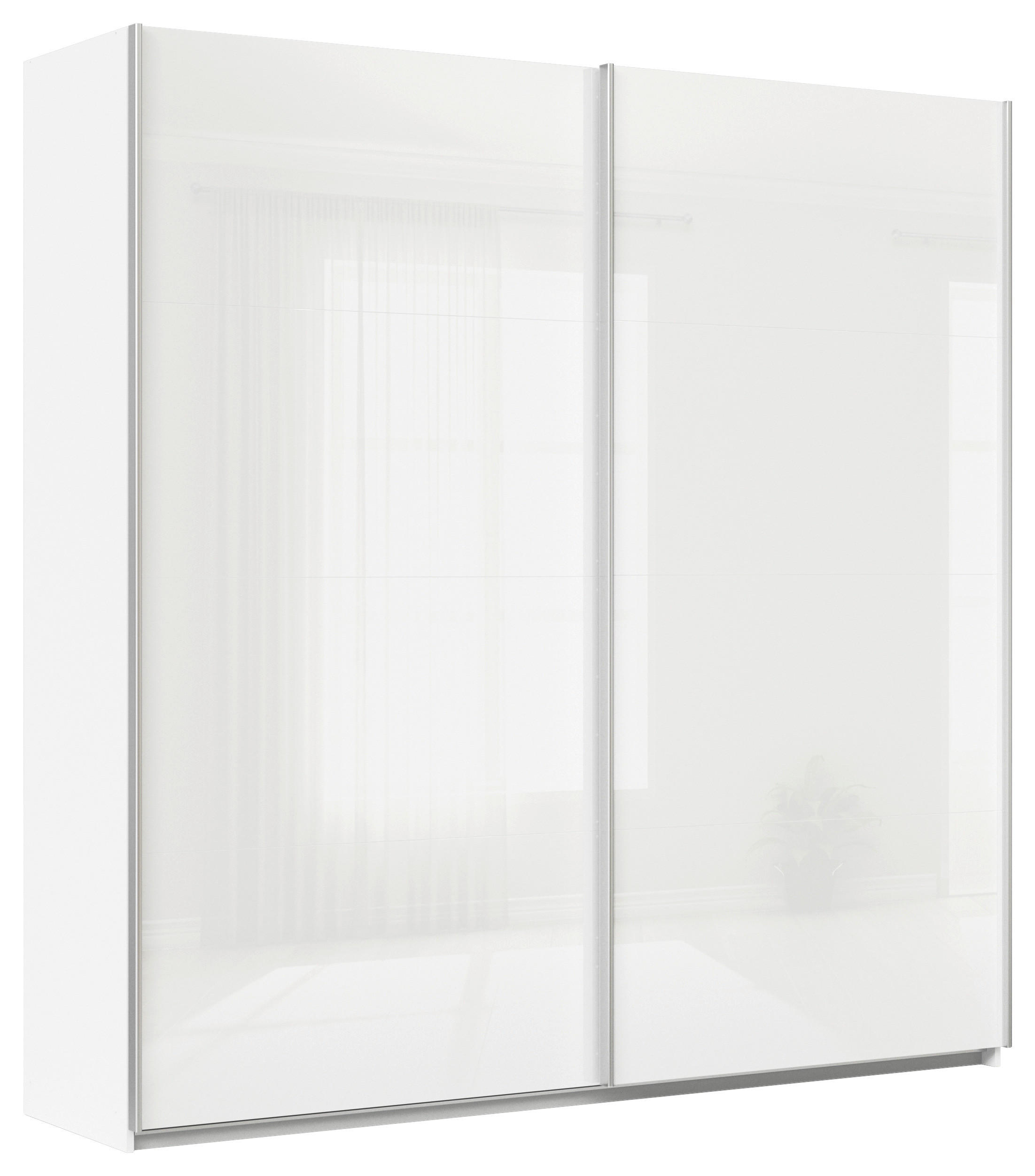 Schwebetüresnchrank B: 225cm Feldkirch Weiß