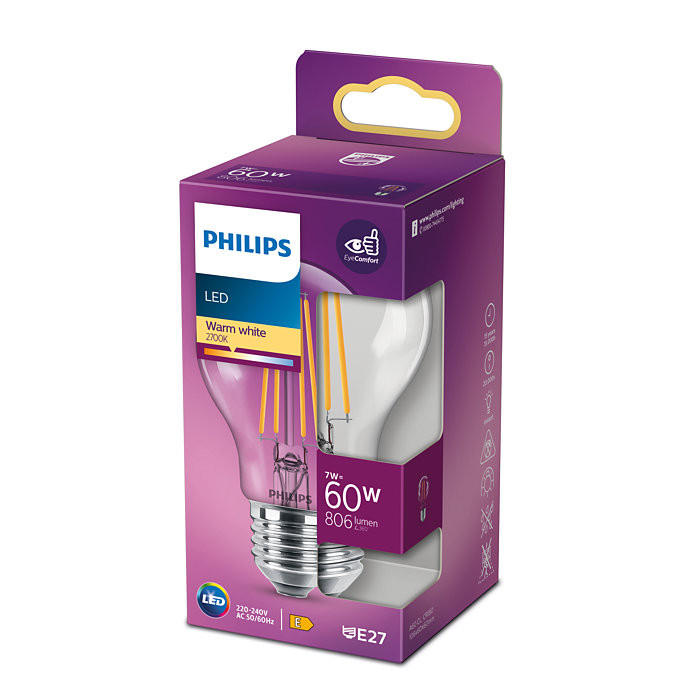 LED ŽARULJA - Basics, staklo (10,6/6/6cm) - Philips