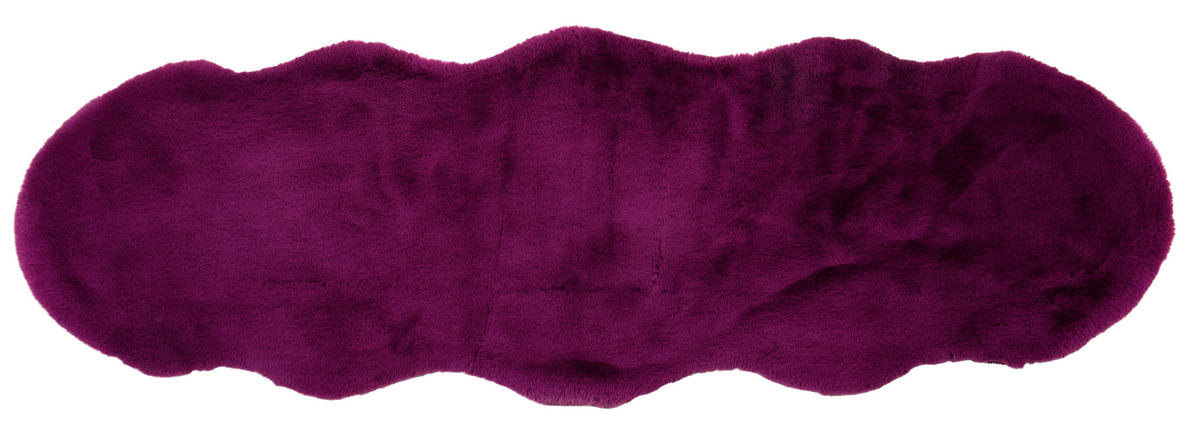 UMELÁ KOŽUŠINA, 55/160 cm, lila - lila, Basics, textil (55/160cm)