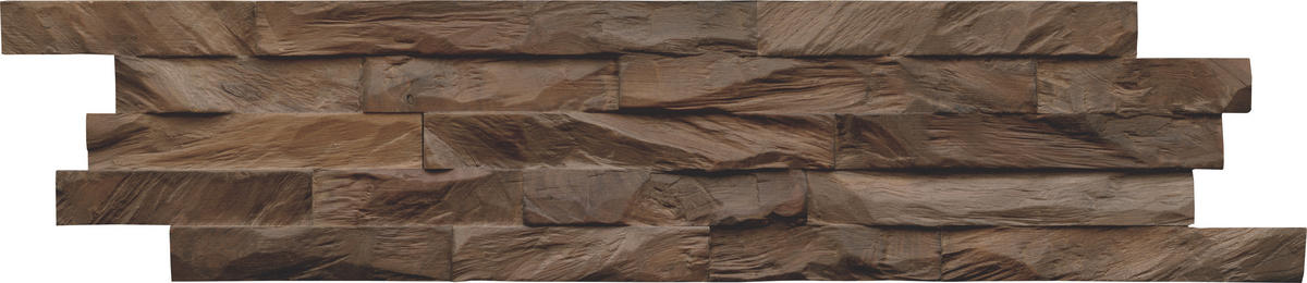WANDVERKLEIDUNG - Braun, Basics, Holz (61/15/2cm)