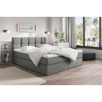 BOXBETT 180/200 cm  in Dunkelgrau  - Dunkelgrau/Grau, LIFESTYLE, Holz/Holzwerkstoff (180/200cm) - Livetastic