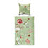 BETTWÄSCHE Satin Dunkelrot, Grau, Hellgrün, Rosa 135/200 cm - Hellgrün/Rosa, LIFESTYLE, Textil (135/200cm) - Esposa