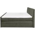 BOXSPRINGBETT 180/200 cm  in Dunkelgrau  - Dunkelgrau, KONVENTIONELL, Textil (180/200cm) - Carryhome