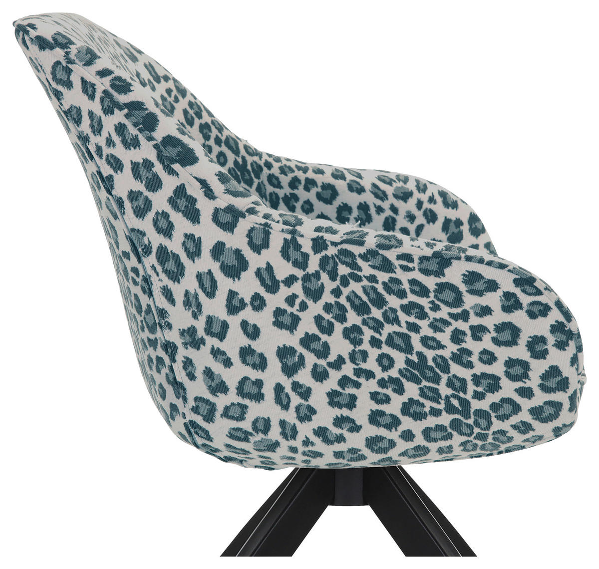 ARMLEHNSTUHL , Sitzfläche 360° drehbar , Flachgewebe, Mikrofaser  - Schwarz/Grau, Design, Textil/Metall (60/83/65cm) - Landscape