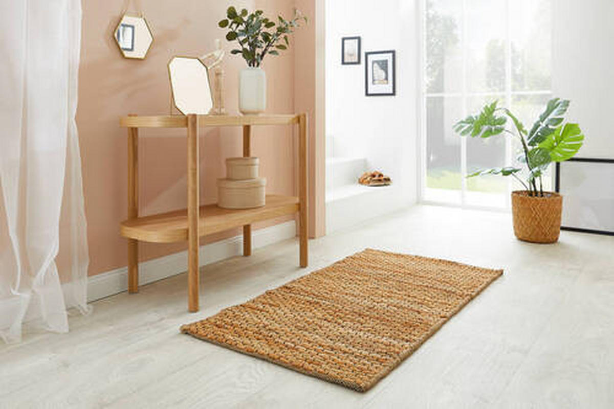 TEPPICH Naturfarben  - Naturfarben, Design, Textil (65/130cm) - Linea Natura