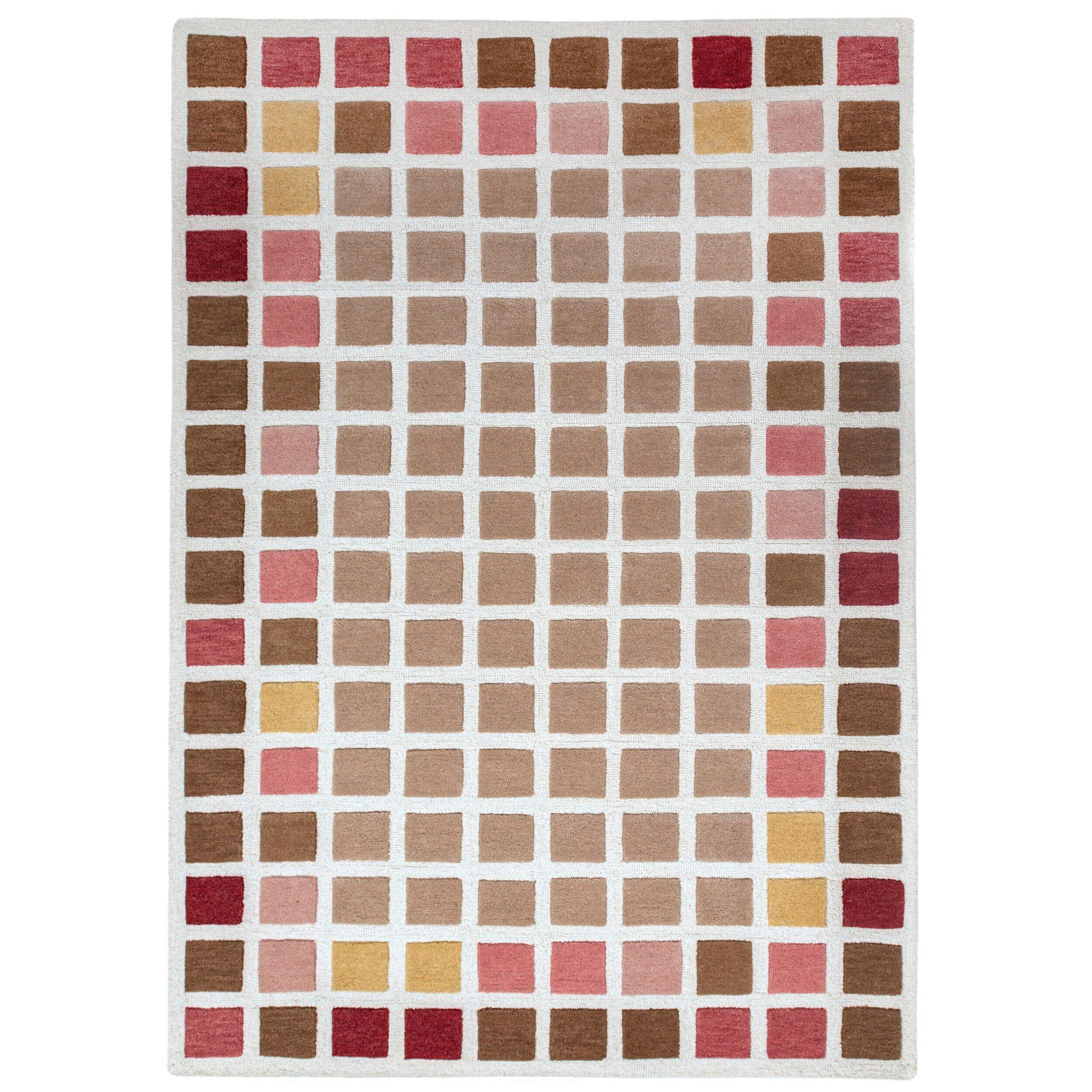 WOLLTEPPICH 140/200 cm Renga Pink rechteckig  - Pink, Basics, Textil (140/200cm) - Flair Rugs
