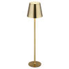 AKKU-TISCHLEUCHTE VANNIE 11,2/47 cm  - Messingfarben/Schwarz, Design, Kunststoff/Metall (11,2/47cm) - Globo