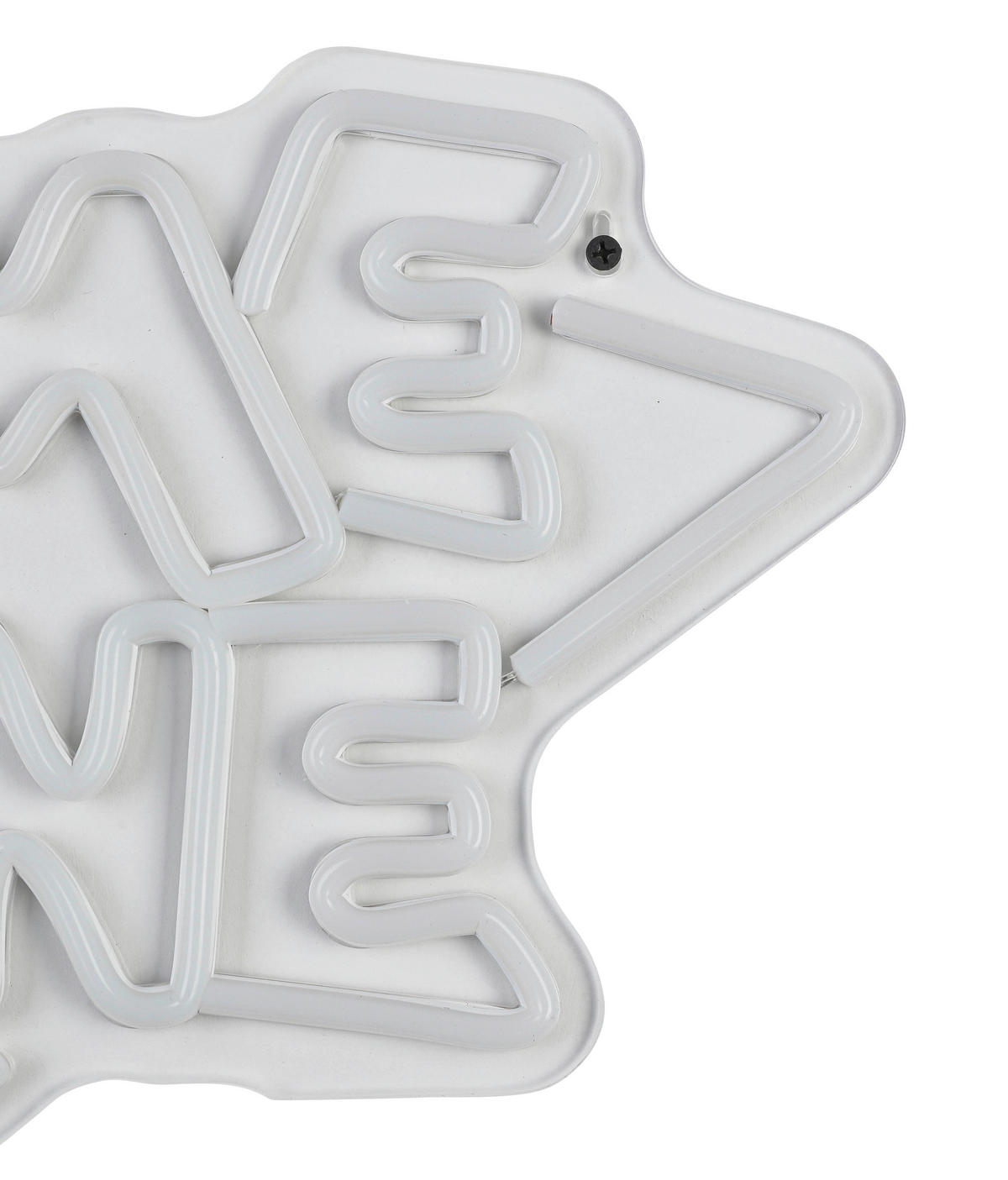 LED FALILÁMPA - áttetsző/fehér, Trend, műanyag (40/32/1,6cm) - Boxxx