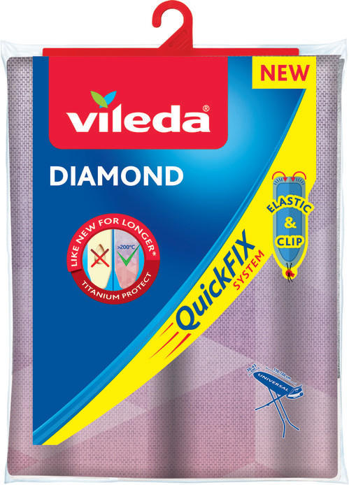 POTAH NA ŽEHLICÍ PRKNO - vícebarevná, Basics, textil (5/34/22.5cm) - Vileda