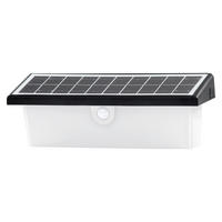 LAMPĂ SOLARĂ  - alb/negru, Basics, plastic (9,3/25,7/7,4cm)