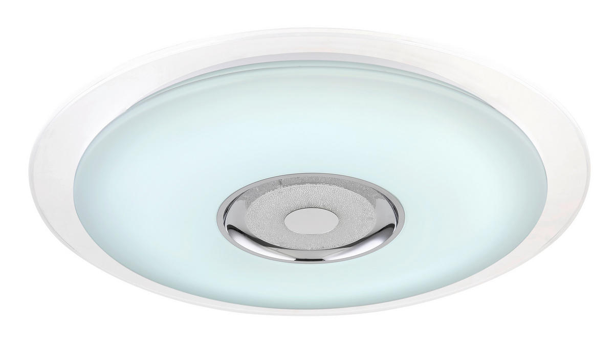 LED-DECKENLEUCHTE  Smart 60/6,1 cm   - Klar/Opal, Basics, Kunststoff/Metall (60/6,1cm) - Novel