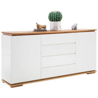 SIDEBOARD Chiaro  in 172/81/40 cm  - Eichefarben/Weiß, Design, Holz/Holzwerkstoff (172/81/40cm)
