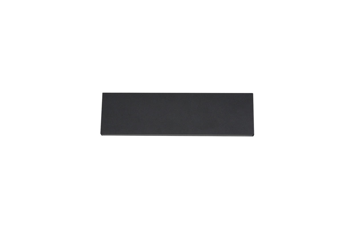 LED-WANDLEUCHTE 28/4,5/8 cm  - Schwarz, Design, Kunststoff/Metall (28/4,5/8cm) - Novel