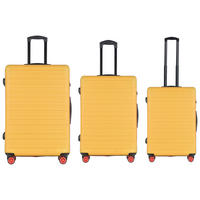 SET VALIZE DE CĂLĂTORIE - galben curry, Design, plastic (53/76/30.5cm) - Schneiders