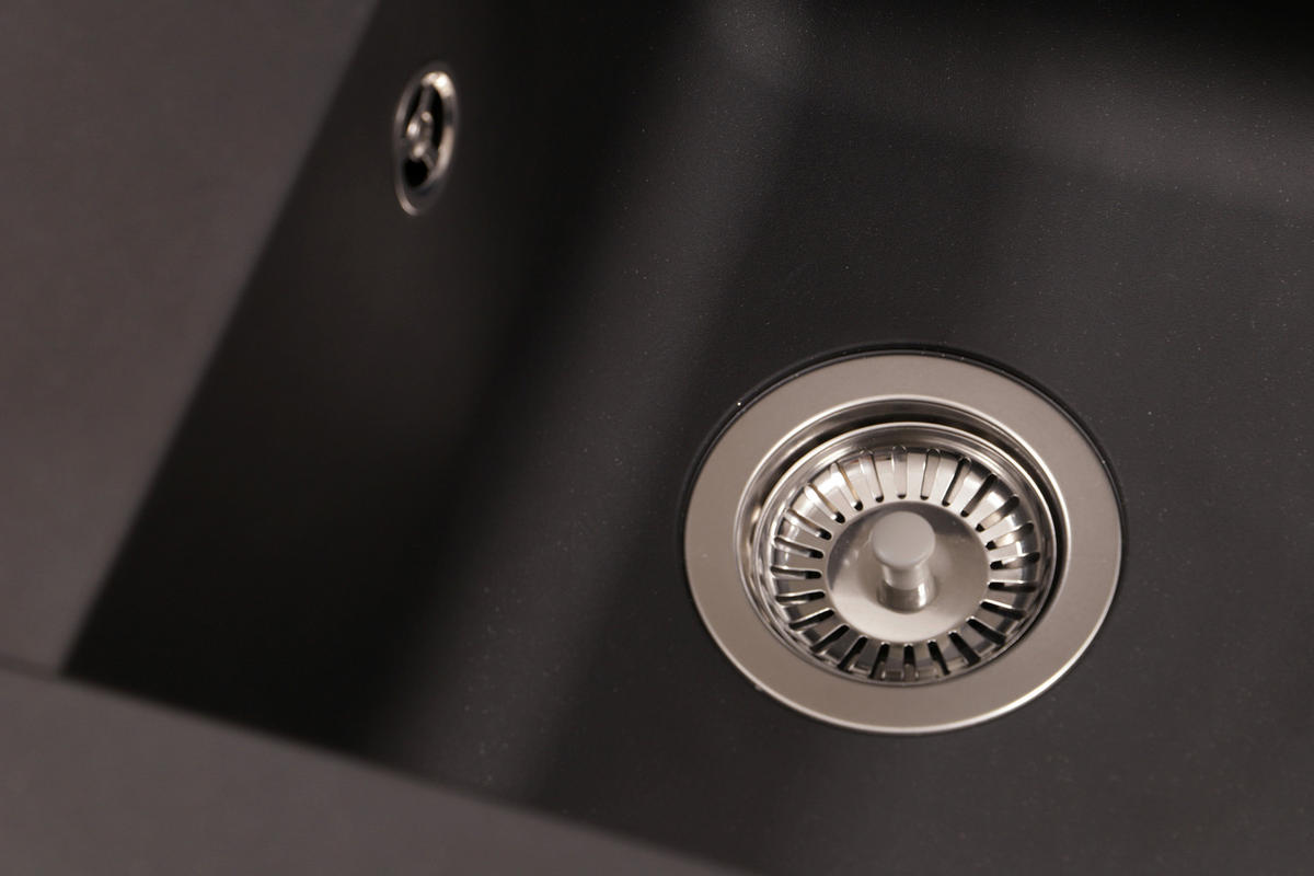 SPÜLE DENVER100X501BS  - Schwarz, Trend, Glas/Kunststoff (100/19,8/50cm) - Respekta