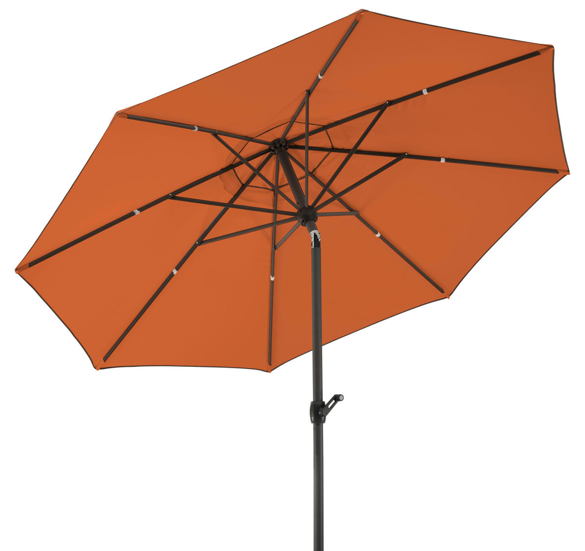 SONNENSCHIRM 300 cm Terracotta  - Anthrazit/Terracotta, Basics, Textil/Metall (300/275/300cm) - Schneider