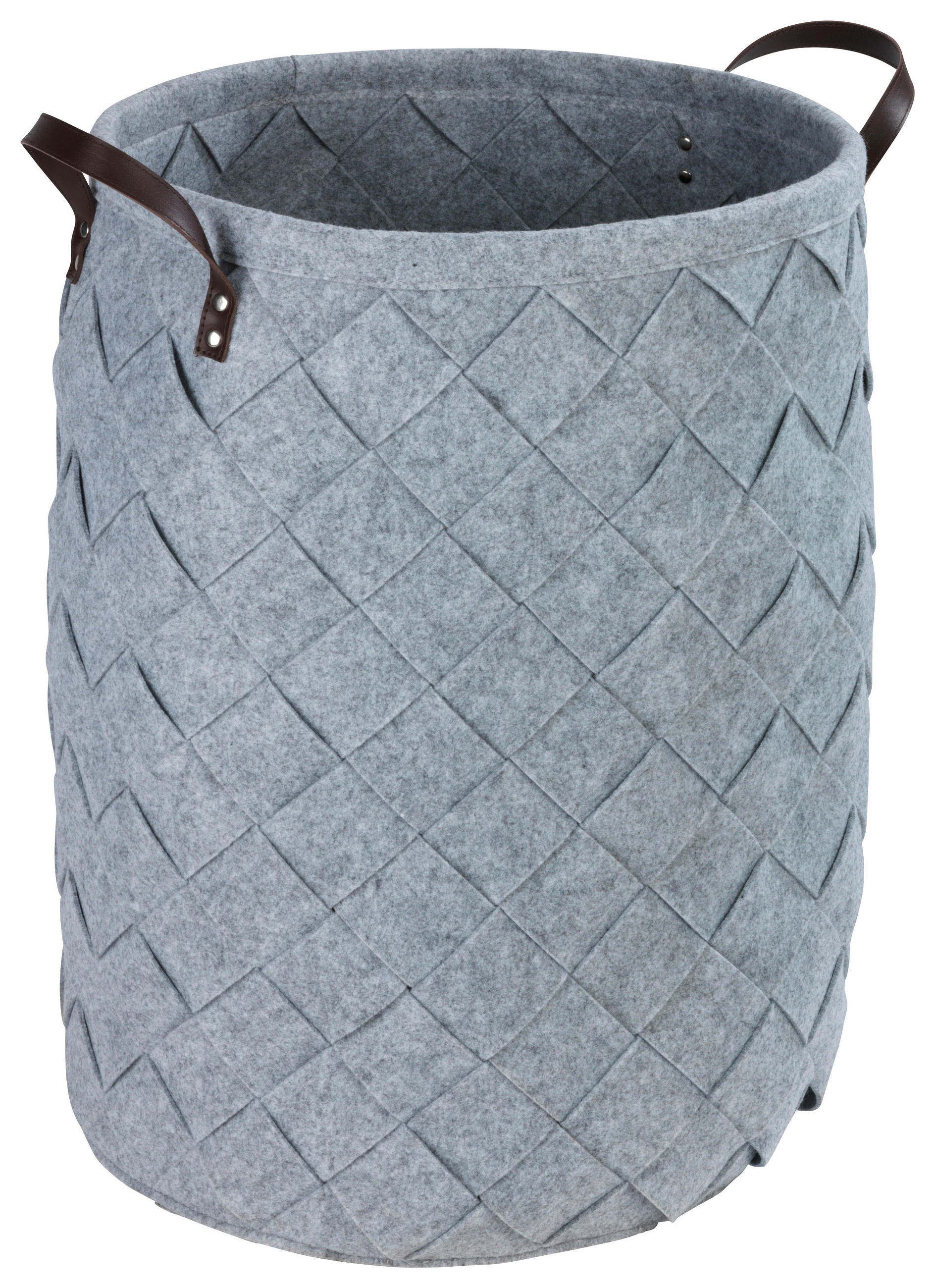 WÄSCHESACK - Grau, Basics, Kunststoff (40/60cm) - Wenko