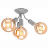 DECKENLEUCHTE Viggo 17/12/23 cm   - Silberfarben, Basics, Metall (17/12/23cm)