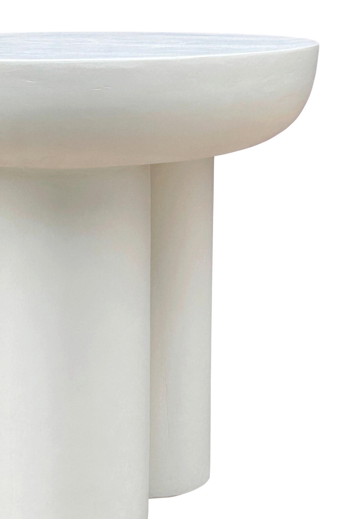 BEISTELLTISCH in Stein, Holzwerkstoff 50/50/47 cm  - Weiß, Design, Holzwerkstoff/Stein (50/50/47cm) - MID.YOU