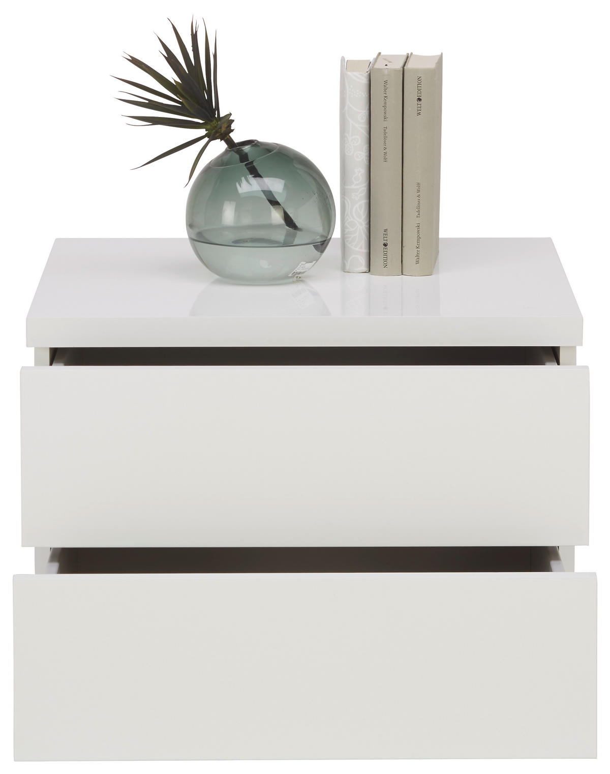 NACHTTISCH 55/41/44 cm  in Weiss  - Weiss, Konventionell, Holzwerkstoff (55/41/44cm) - Xora