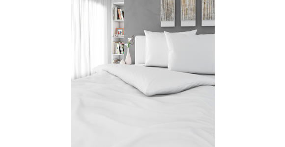 BETTWÄSCHE TANJA Satin 200/200 cm - Weiß, Basics, Textil (200/200cm) - Novel