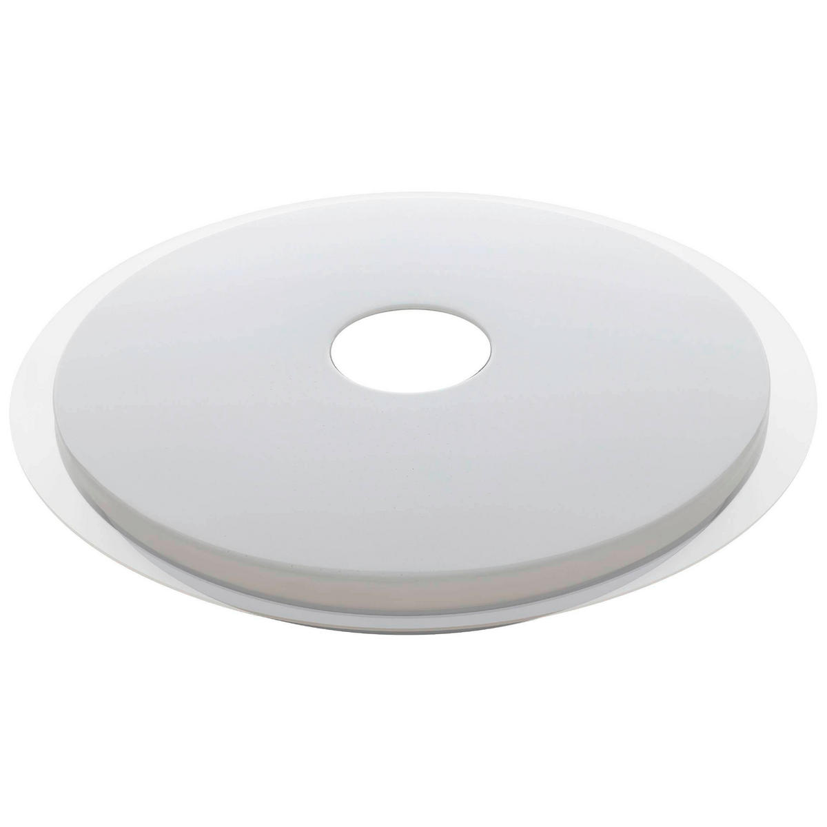 DECKENLEUCHTE 22 W  46,5/6 cm    - Weiß, Basics, Kunststoff/Metall (46,5/6cm) - Eglo