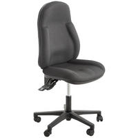 OTOČNÁ ŽIDLE, antracitová - antracitová, Basics, textil/plast (46/100-118/45cm)