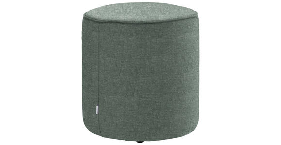 HOCKER in Textil Titanfarben  - Titanfarben, Design, Textil (44/46/44cm) - Belluti