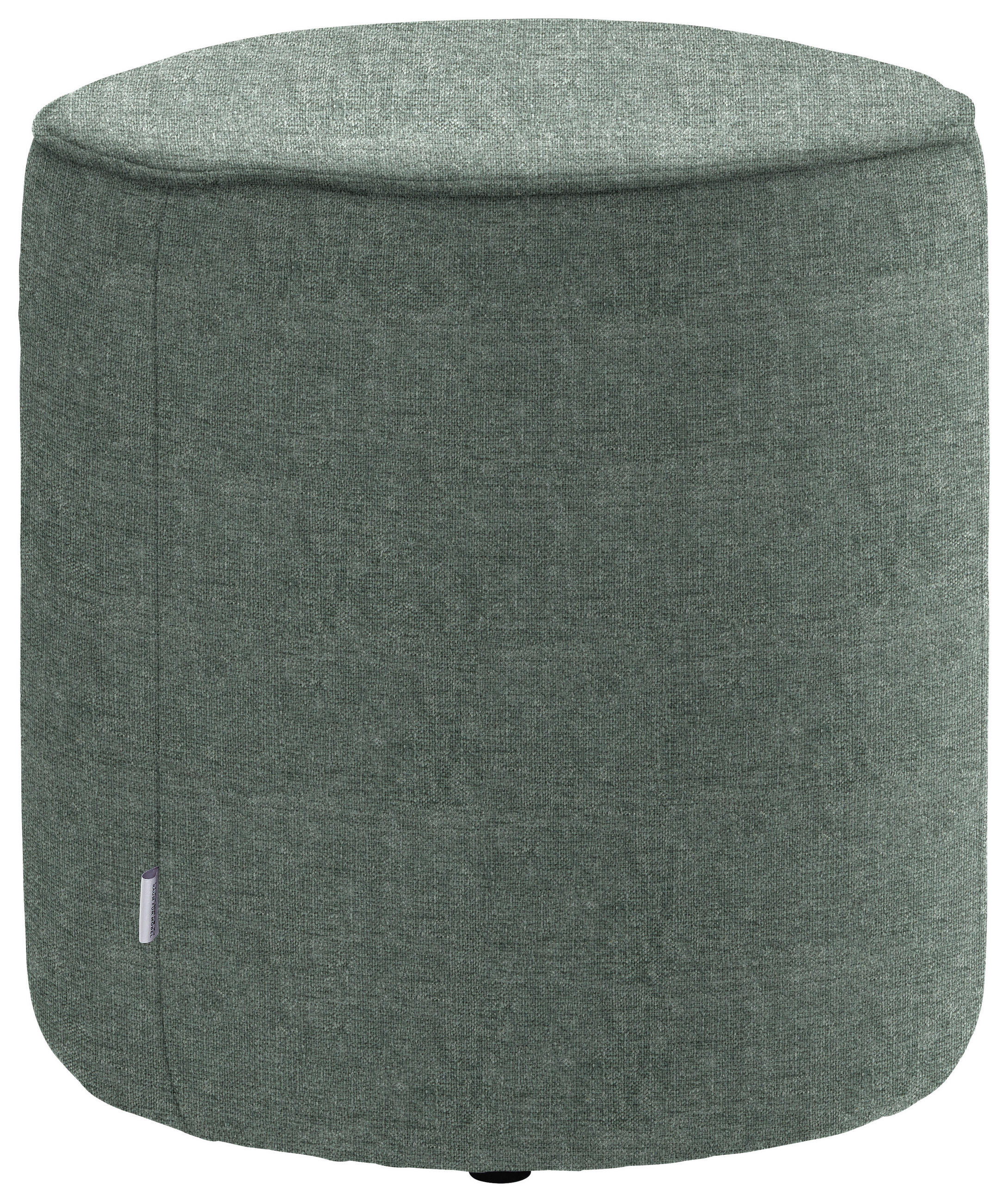 HOCKER in Textil Titanfarben  - Titanfarben, Design, Textil (44/46/44cm) - Belluti