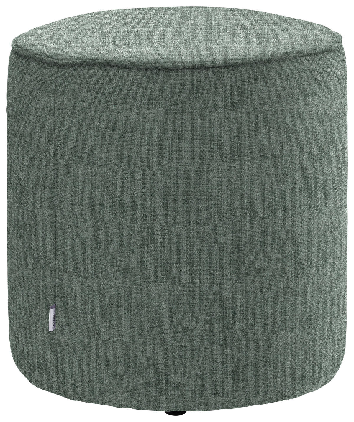 HOCKER in Textil Titanfarben  - Titanfarben, Design, Textil (44/46/44cm) - Belluti