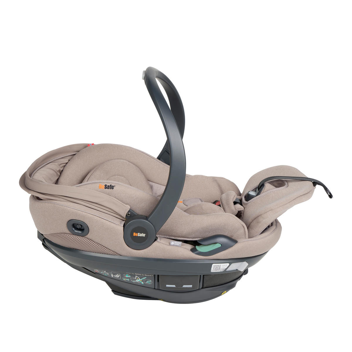 DJEČJA AUTOSJEDALICA  Go Beyond²  - boje pijeska/crna, Basics, tekstil/plastika (64/44/59cm) - Besafe