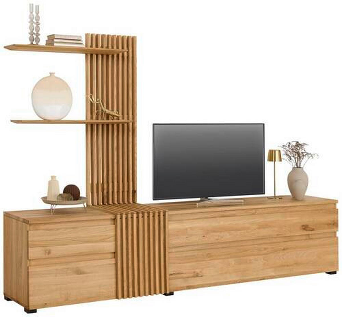 TÁLALÓSZEKRÉNY 188.8/86.5/44 cm  - tölgyfa színű, Natur, fa (188.8/86.5/44cm) - Linea Natura