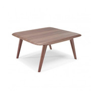 KONFERENČNÍ STOLEK, ořech, barvy ořechu, bronzová - bronzová/barvy ořechu, Design, dřevo (90/45/90cm) - Natuzzi Editions