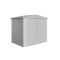 GERÄTEHAUS 244/203/156 cm  - Silberfarben, Basics, Metall (244/203/156cm) - Biohort