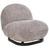 SESSEL in Cord Hellgrau  - Hellgrau/Schwarz, Trend, Textil/Metall (75/66/87cm) - P & B