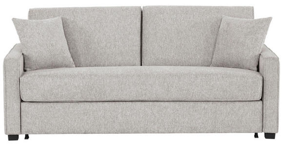 SCHLAFSOFA Webstoff Grauweiß  - Grauweiß/Schwarz, Design, Kunststoff/Textil (186/83/100cm) - Xora