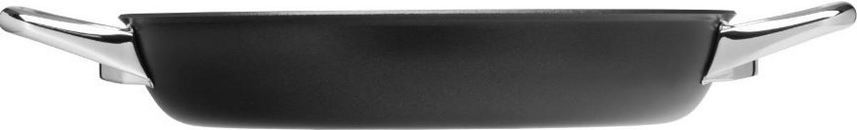 SERVIERPFANNE Steak Profi 24 cm  - Silberfarben/Schwarz, Basics, Metall (24cm) - WMF