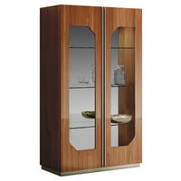 VITRIN diószínű  - diószínű, Modern, faalapú anyag (107,7/187,3/52cm) - Novel